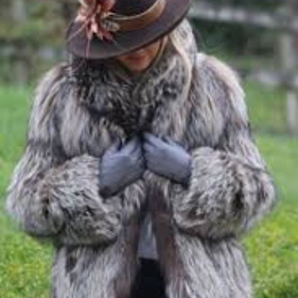 Jackets & Blazers - Vintage Genuine Mink Fur and Leather Coat